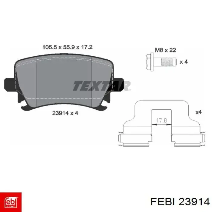 Compre 23914 Febi Flange do sistema de esfriamento (união em T)