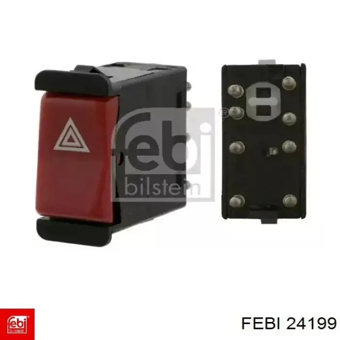 Botão de ativação do sinal de emergência Febi 24199 preço, a partir de 23,67 USD