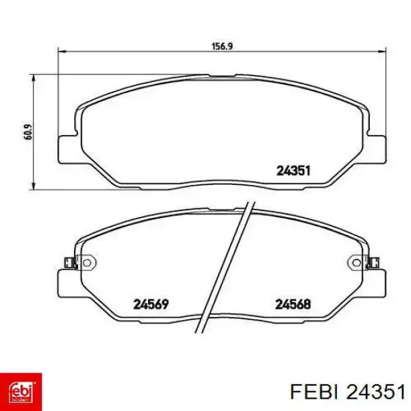 Compre 24351 Febi Cubo dianteiro