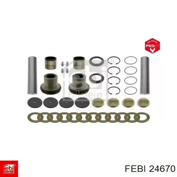 Kit de reparação do pivô de extremidade do eixo Febi 24670 preço, a partir de 346,08 USD