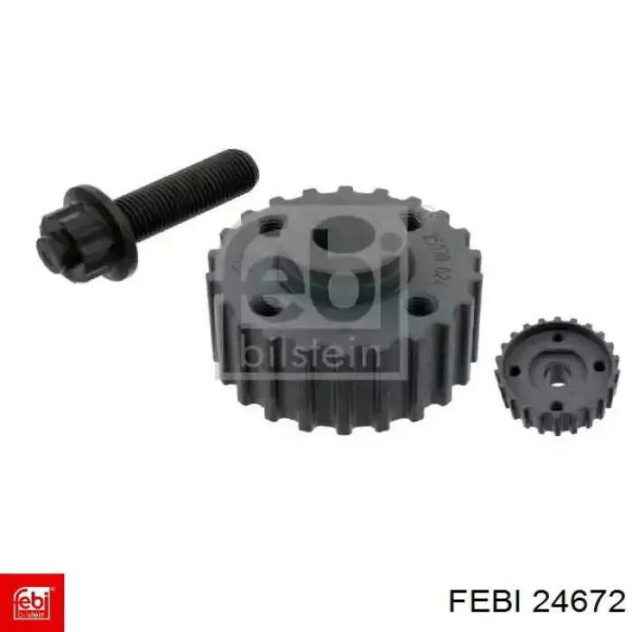 Engrenagem de cadeia da roda dentada de acionamento de cambota de motor Febi 24672 preço, a partir de 12,84 USD