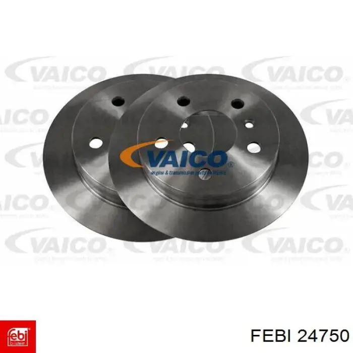 Compre 24750 Febi Disco do freio traseiro