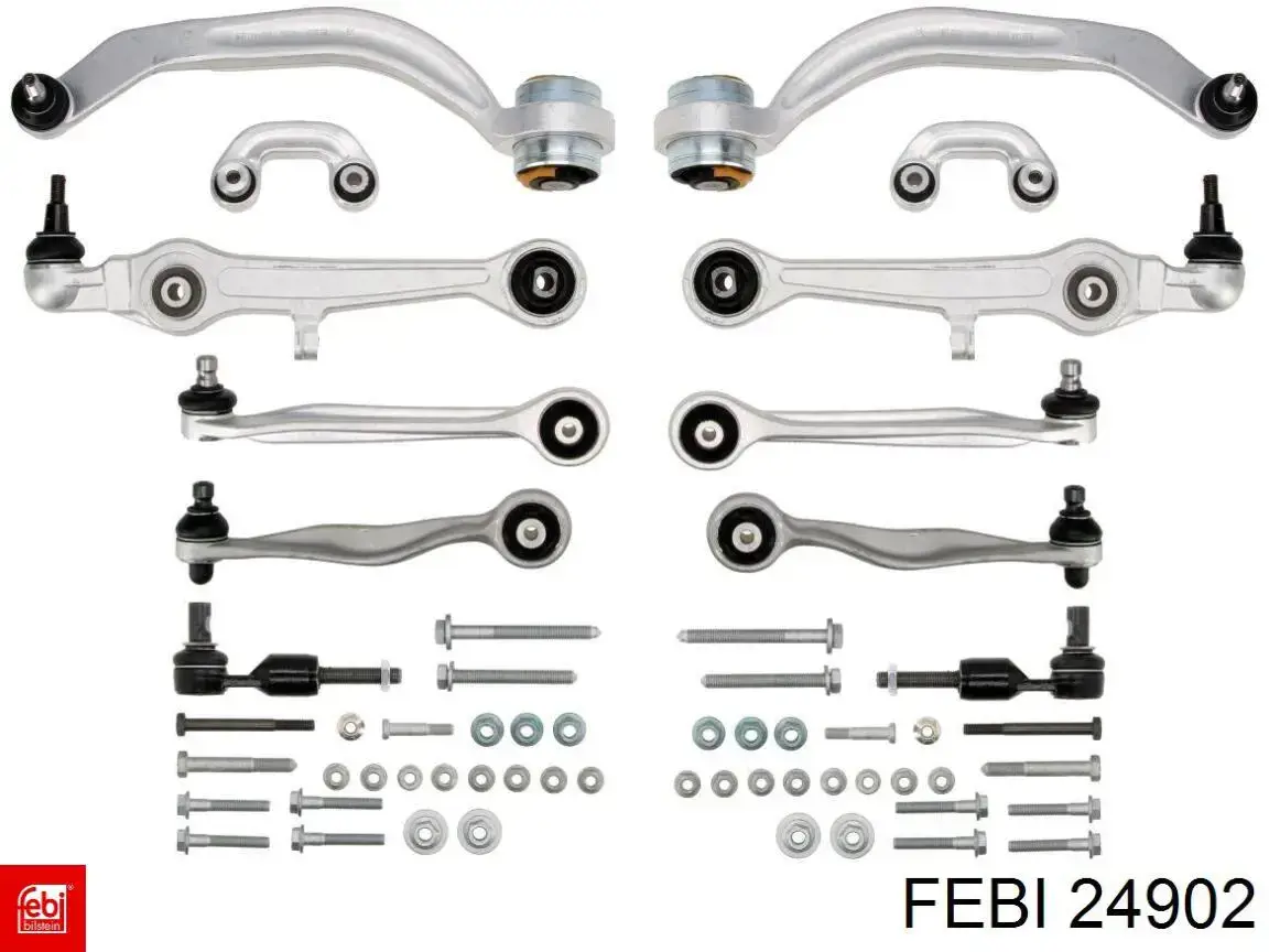Kit de braços oscilantes de suspensão dianteira Febi 24902 preço, a partir de 381,57 USD