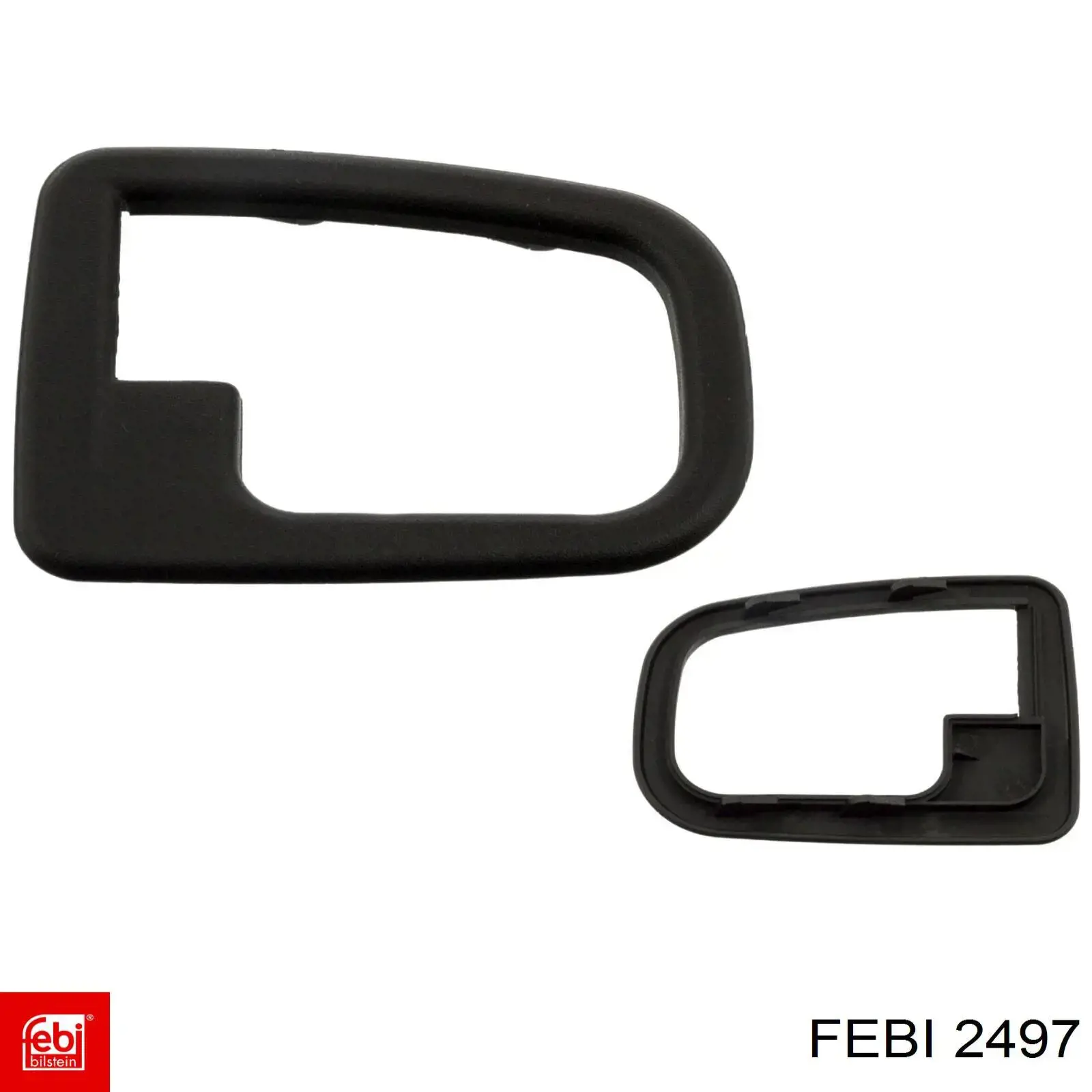 Bloco silencioso (coxim) de viga dianteira (de plataforma veicular) 2497 Febi