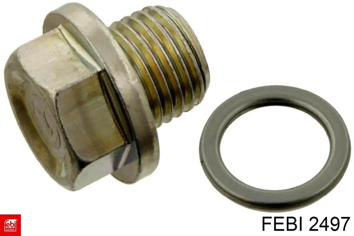 2497 Febi Bloco silencioso (coxim) de viga dianteira (de plataforma veicular)