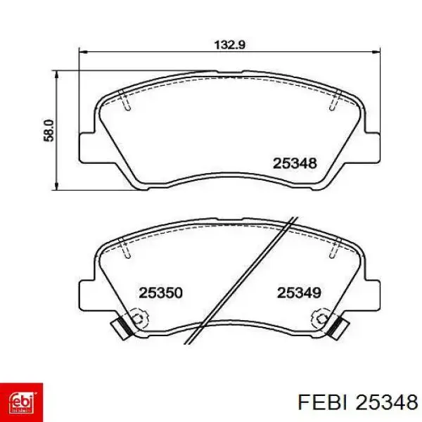 Compre 25348 Febi Sapato de reguladora de tensão da cadeia do mecanismo de distribuição de gás