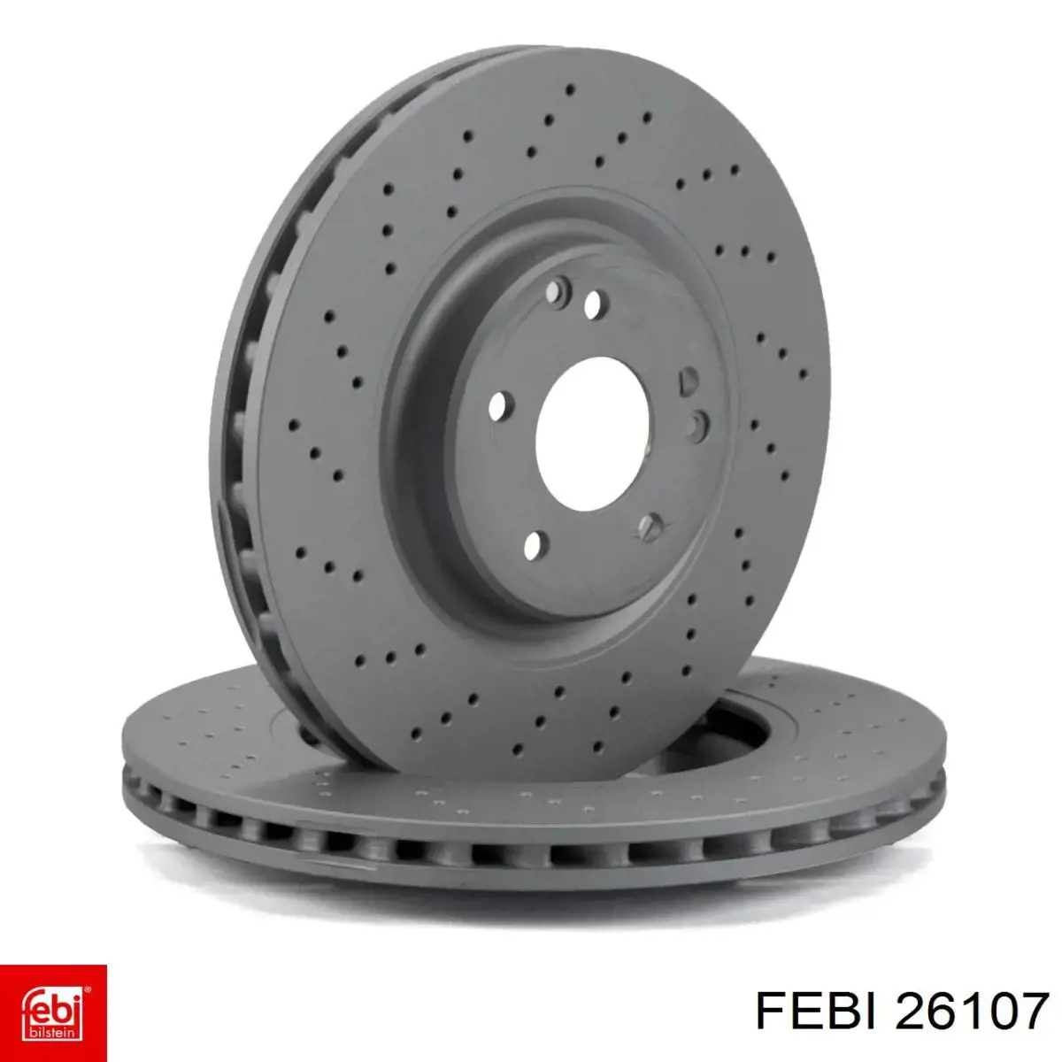 Compre 26107 Febi Disco do freio dianteiro