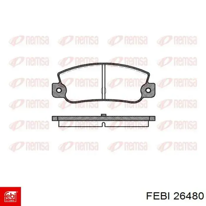 Coxim (suporte) esquerdo de motor Febi 26480 preço, a partir de 64,70 USD