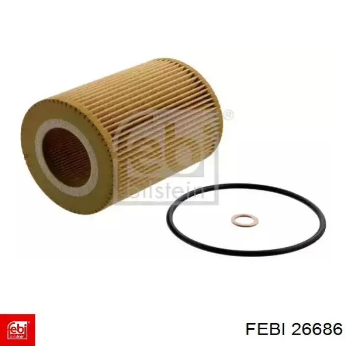 Filtro de óleo Febi 26686 preço, a partir de 7,65 USD