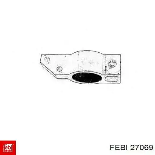 Compre 27069 Febi Bloco silencioso dianteiro do braço oscilante inferior