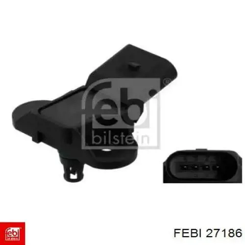 Sensor de pressão no coletor de admissão, MAP Febi 27186 preço, a partir de 31,09 USD