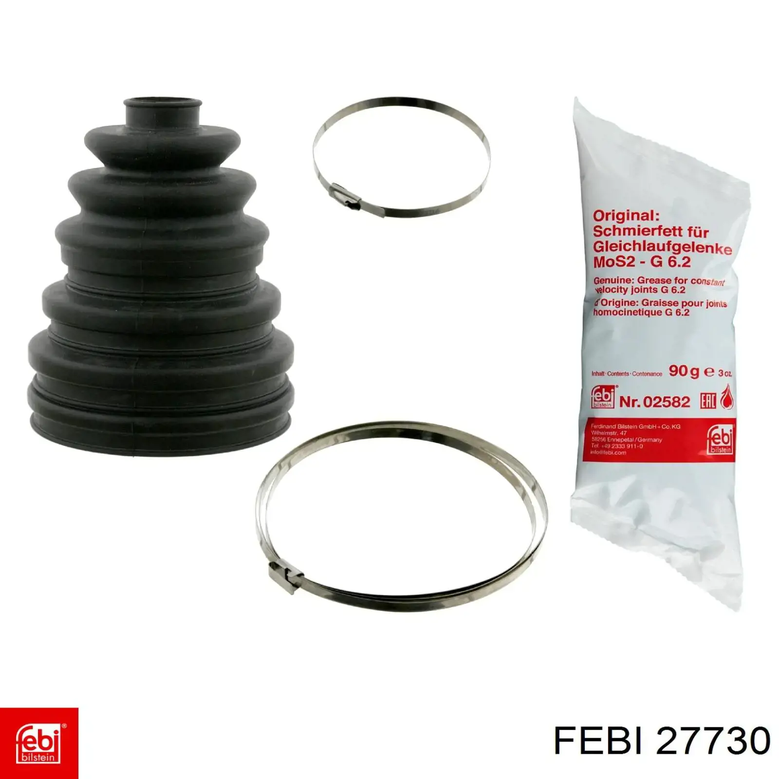Bota de proteção externa de junta homocinética do semieixo dianteiro Febi 27730 preço, a partir de 6,55 USD