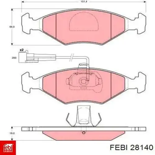 Compre 28140 Febi Fecho de cadeia