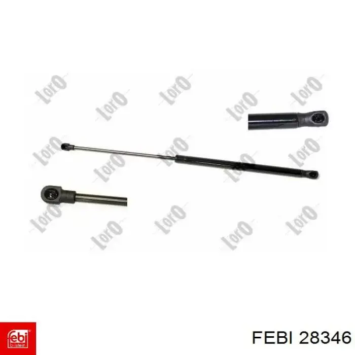 Compre 28346 Febi Amortecedor de tampa de porta-malas (de 3ª/5ª porta traseira)