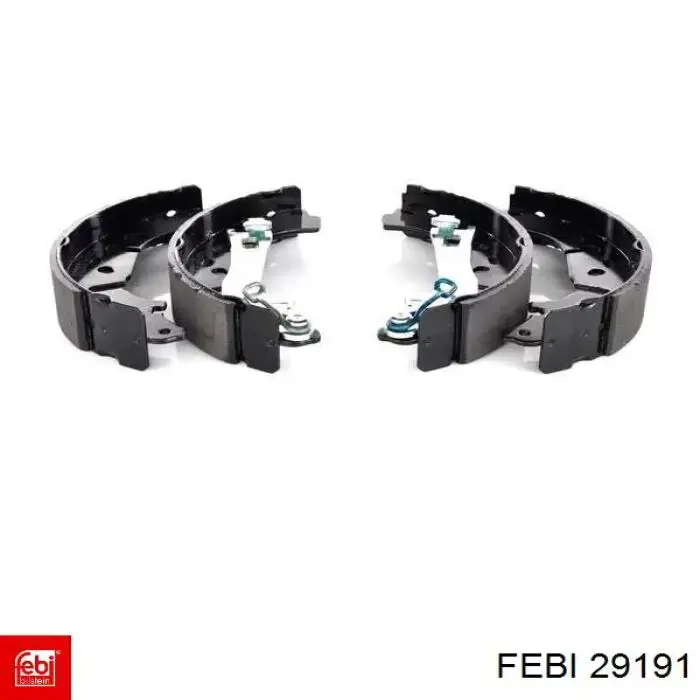 Compre 29191 Febi Sapatas do freio traseiras de tambor