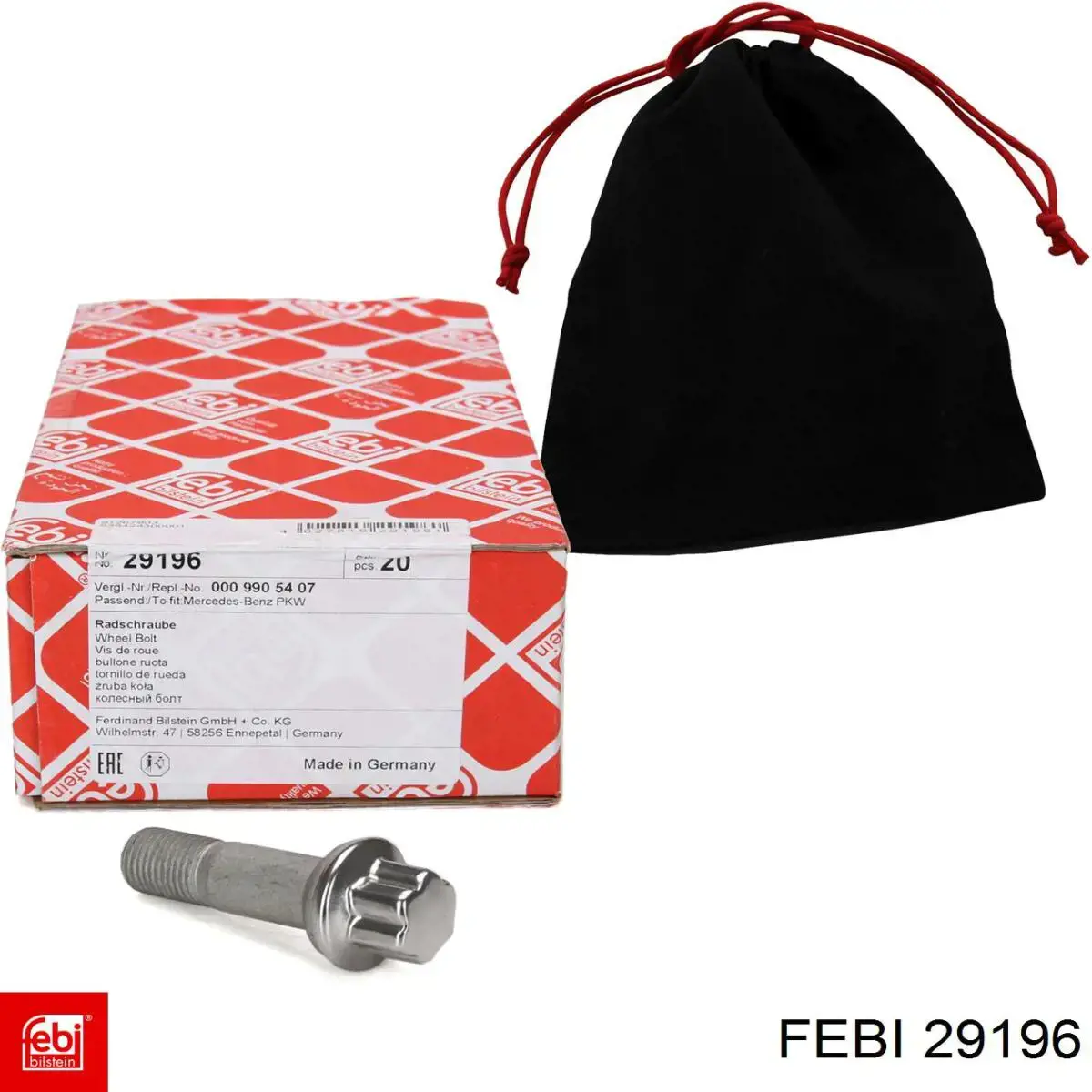 Parafuso de roda Febi 29196 preço, a partir de 5,99 USD