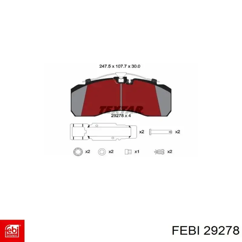 Montante de estabilizador traseiro Febi 29278 preço, a partir de 8,19 USD