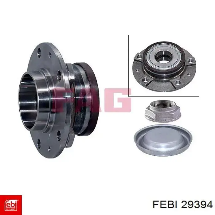 Compre 29394 Febi Cubo traseiro