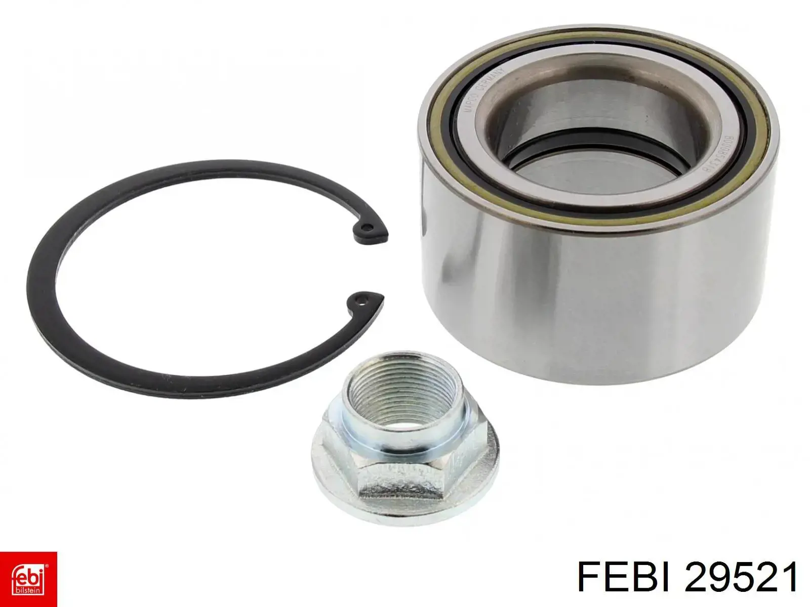 Compre 29521 Febi Rolamento de cubo dianteiro