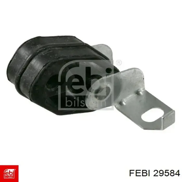 Compre 29584 Febi Consola de coxim traseiro do silenciador