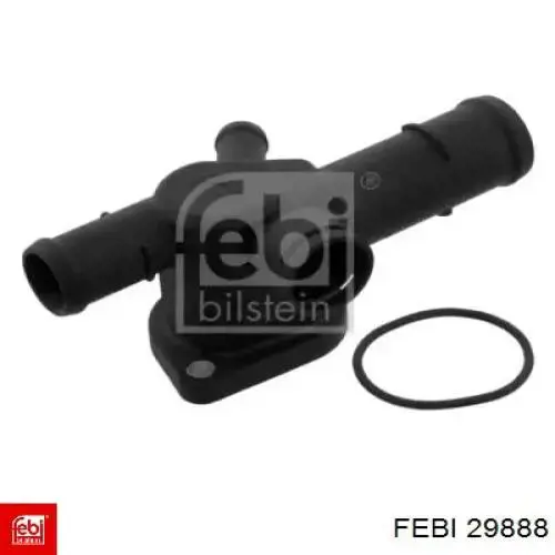 Compre 29888 Febi Flange do sistema de esfriamento (união em T)