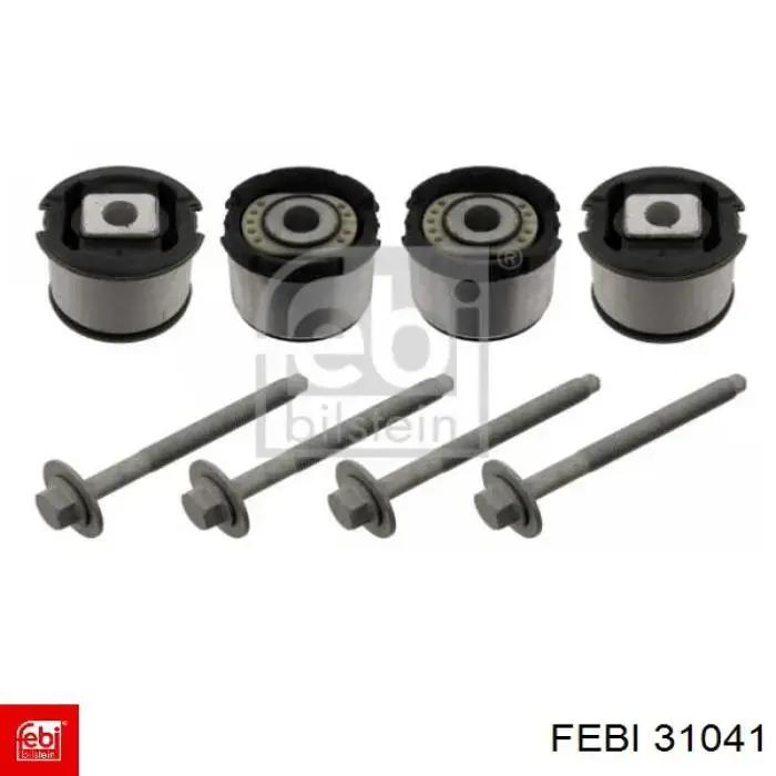 Compre 31041 Febi Bloco silencioso de viga traseira (de plataforma veicular)