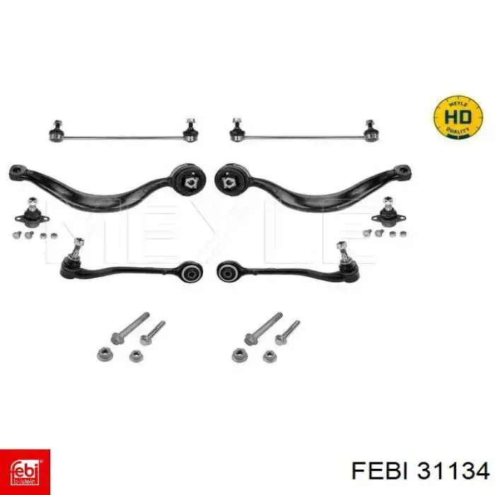 Compre 31134 Febi Espaçador (anel de borracha) da mola dianteira superior