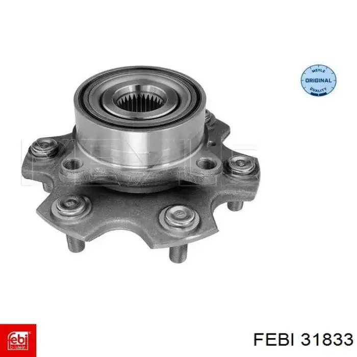 Compre 31833 Febi Rolamento de cubo dianteiro