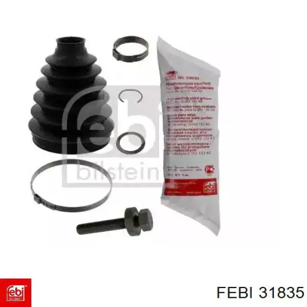 Bota de proteção externa de junta homocinética do semieixo dianteiro Febi 31835 preço, a partir de 19,31 USD