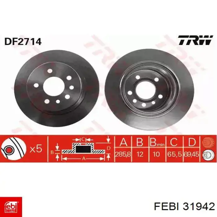Lubrificante dos sistemas de frenagem Febi 31942 preço, a partir de 12,66 USD