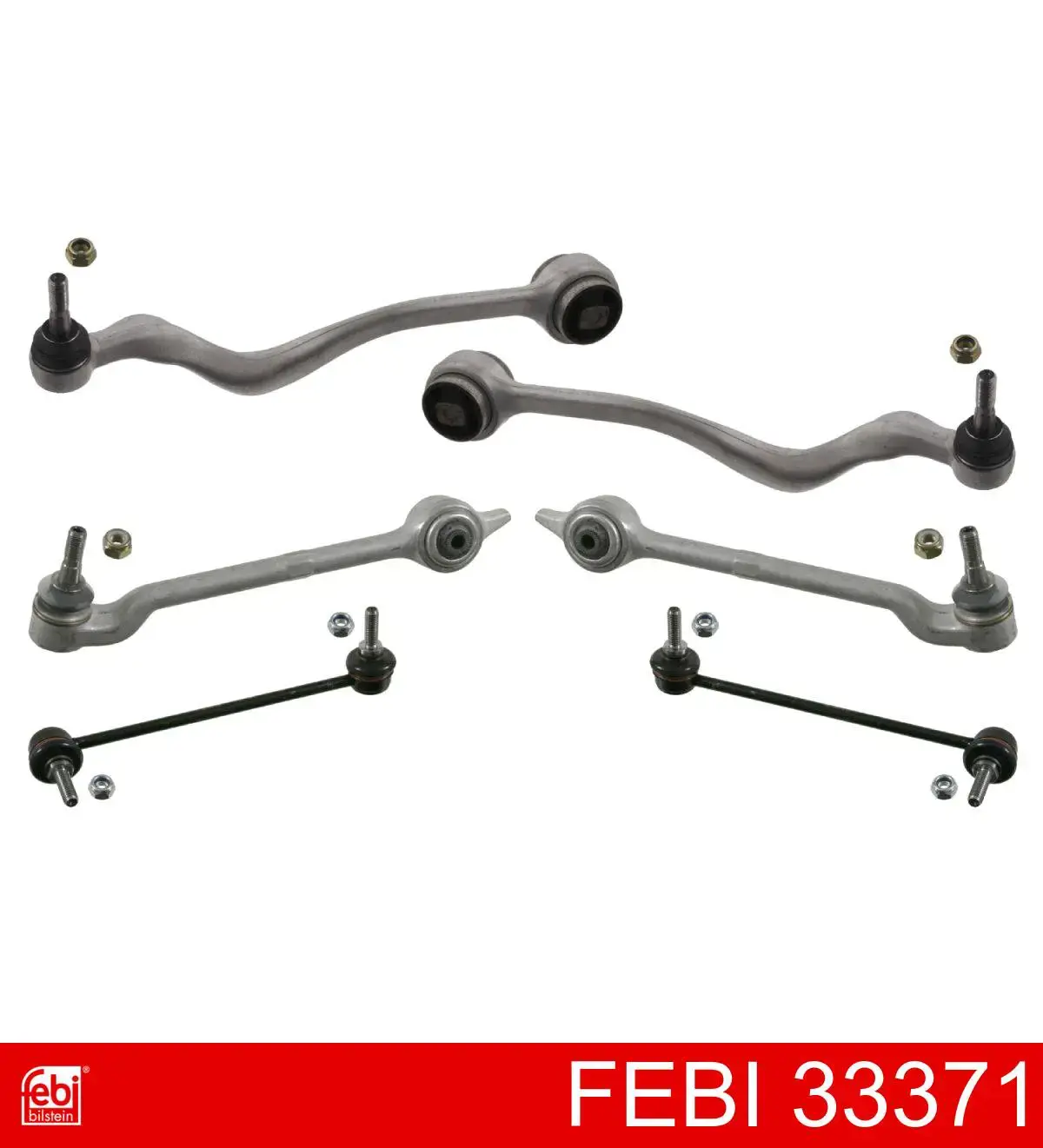 Kit de braços oscilantes de suspensão dianteira Febi 33371 preço, a partir de 213,62 USD