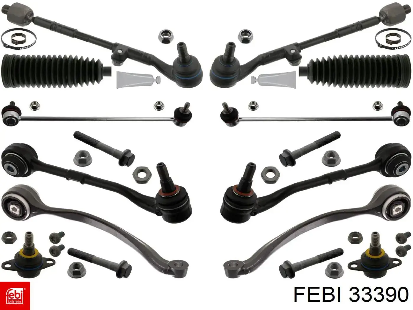 Compre 33390 Febi Rolamento de suporte do amortecedor dianteiro