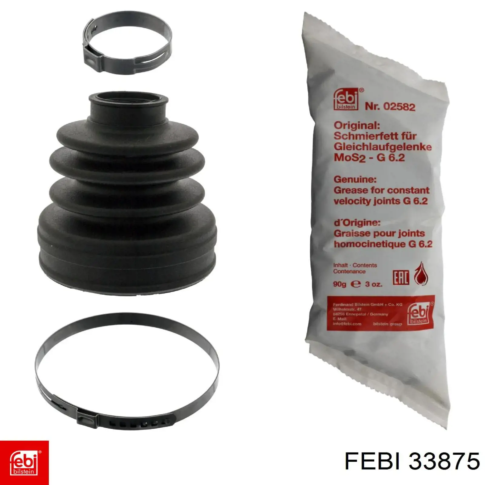 Compre 33875 Febi Mangueira (cano derivado) do radiador de esfriamento superior