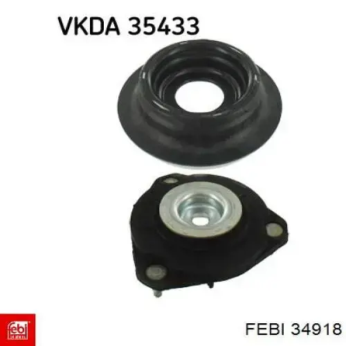 Compre 34918 Febi Suporte de amortecedor dianteiro