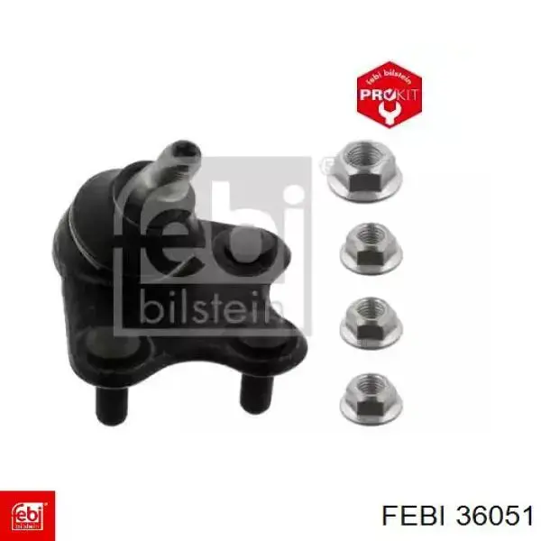Suporte de esfera inferior esquerdo Febi 36051 preço, a partir de 16,32 USD