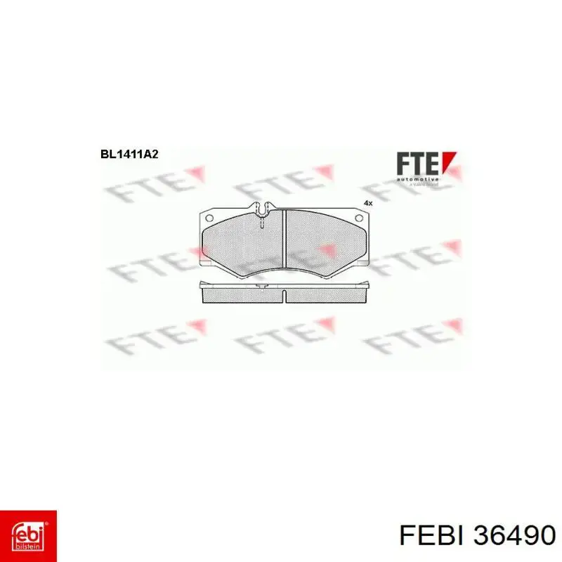 Compre 36490 Febi Bucha separadora da haste do eixo traseiro