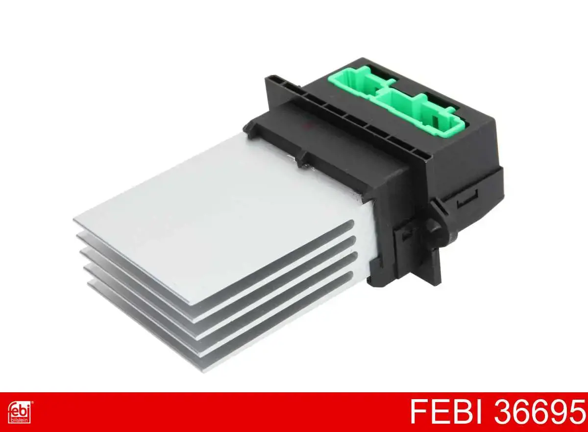 Resistor (resistência) de ventilador de forno (de aquecedor de salão) Febi 36695 preço, a partir de 52,42 USD