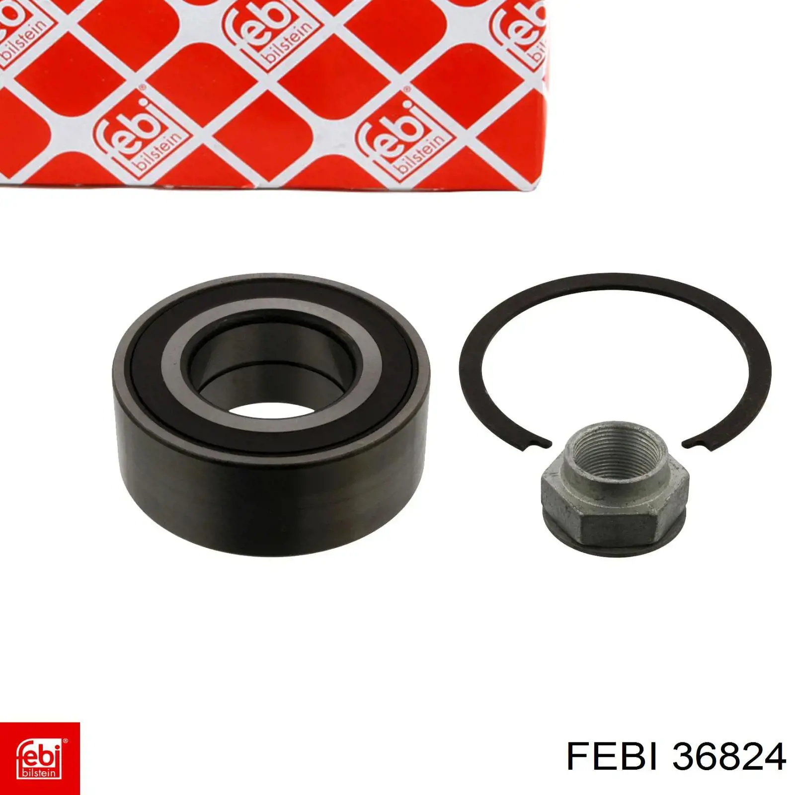 Compre 36824 Febi Rolamento de cubo dianteiro