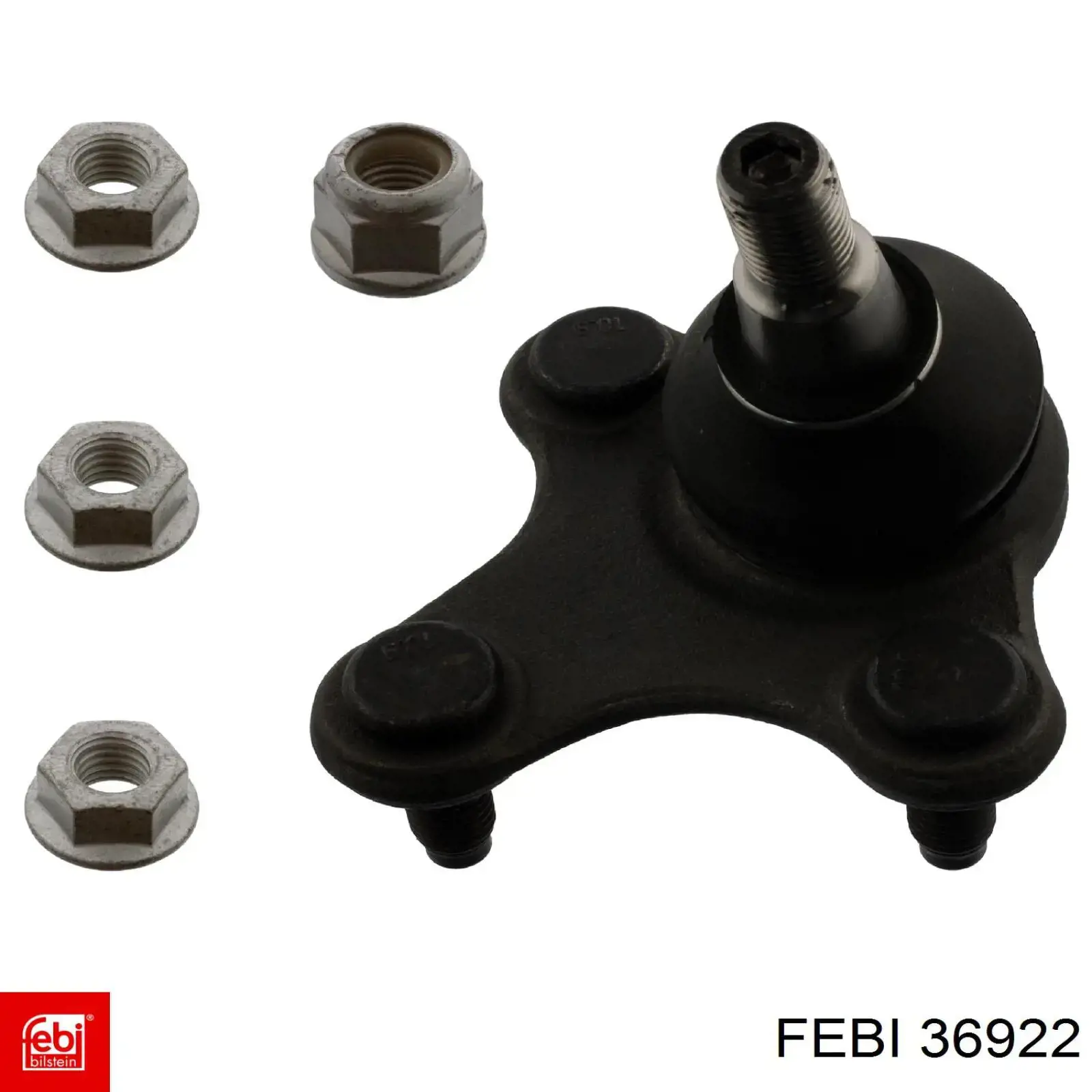 Compre 36922 Febi Braço oscilante inferior direito de suspensão dianteira