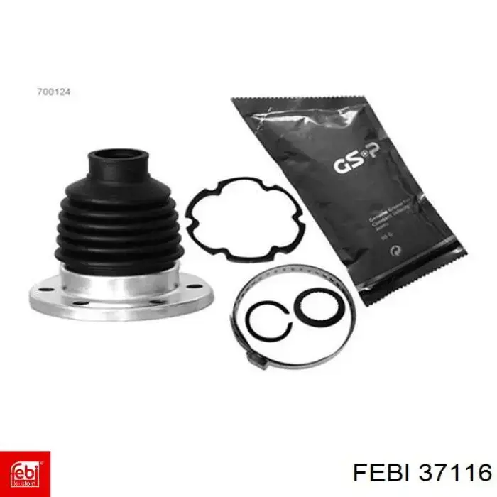 Compre 37116 Febi Bota de proteção interna de junta homocinética do semieixo dianteiro