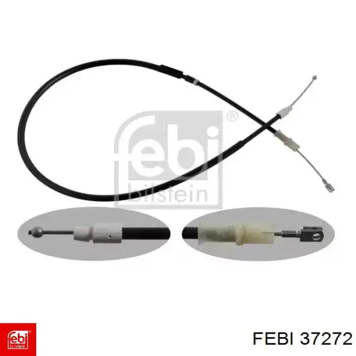 Cabo traseiro direito/esquerdo do freio de estacionamento Febi 37272 preço, a partir de 18,17 USD