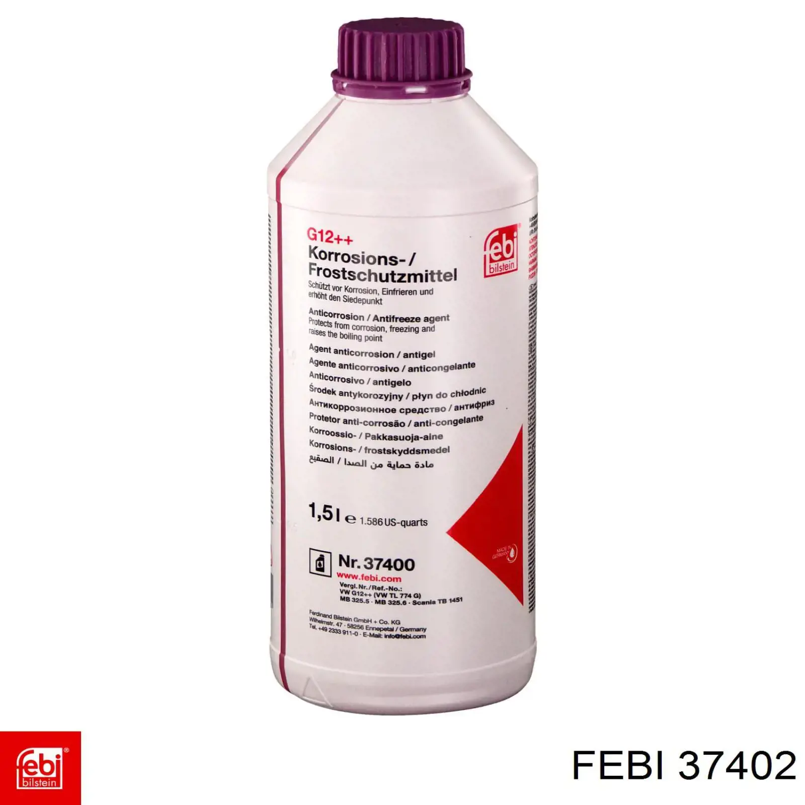 Fluido de esfriamento Febi 37402 preço, a partir de 364,34 USD