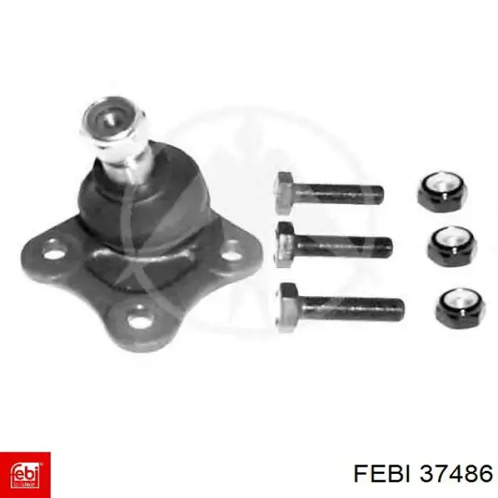 Compre 37486 Febi Sapatas do freio traseiras de tambor