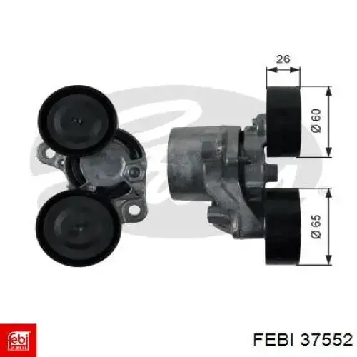Compre 37552 Febi Reguladora de tensão da correia de transmissão