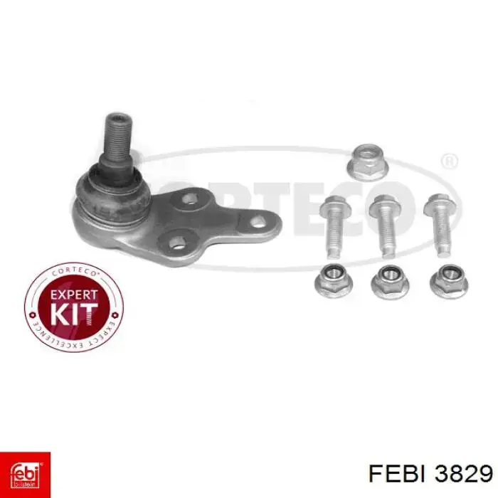 Compre 3829 Febi Coxim (suporte) direito de motor