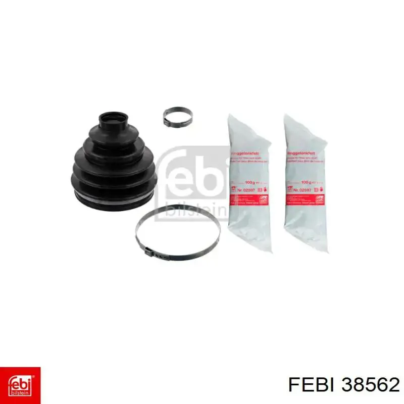 Bota de proteção externa de junta homocinética do semieixo traseiro Febi 38562 preço, a partir de 26,80 USD