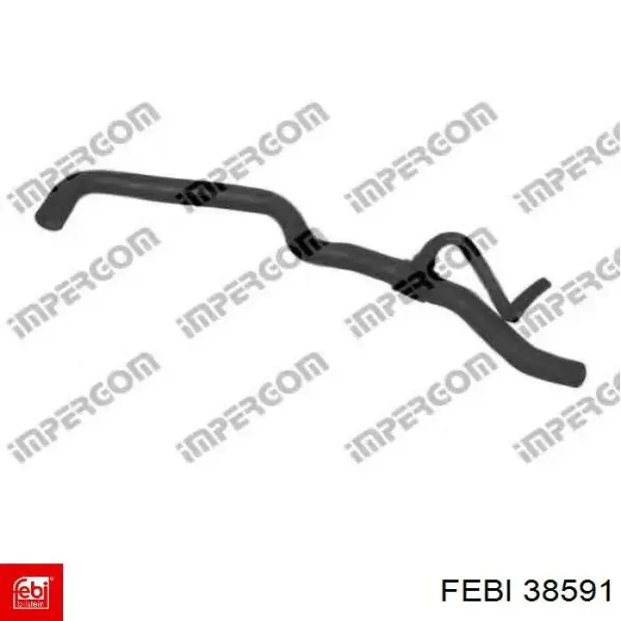 Compre 38591 Febi Mangueira (cano derivado) inferior do radiador de esfriamento