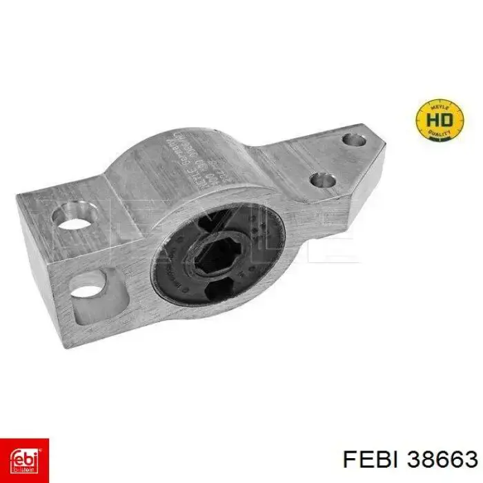 Compre 38663 Febi Bloco silencioso dianteiro do braço oscilante inferior