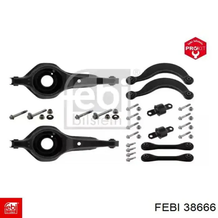 Kit de braços oscilantes de suspensão traseira Febi 38666 preço, a partir de 286,17 USD