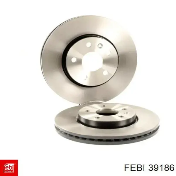 Compre 39186 Febi Disco do freio dianteiro